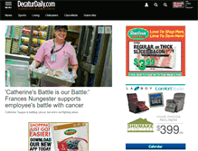 Tablet Screenshot of decaturdaily.com